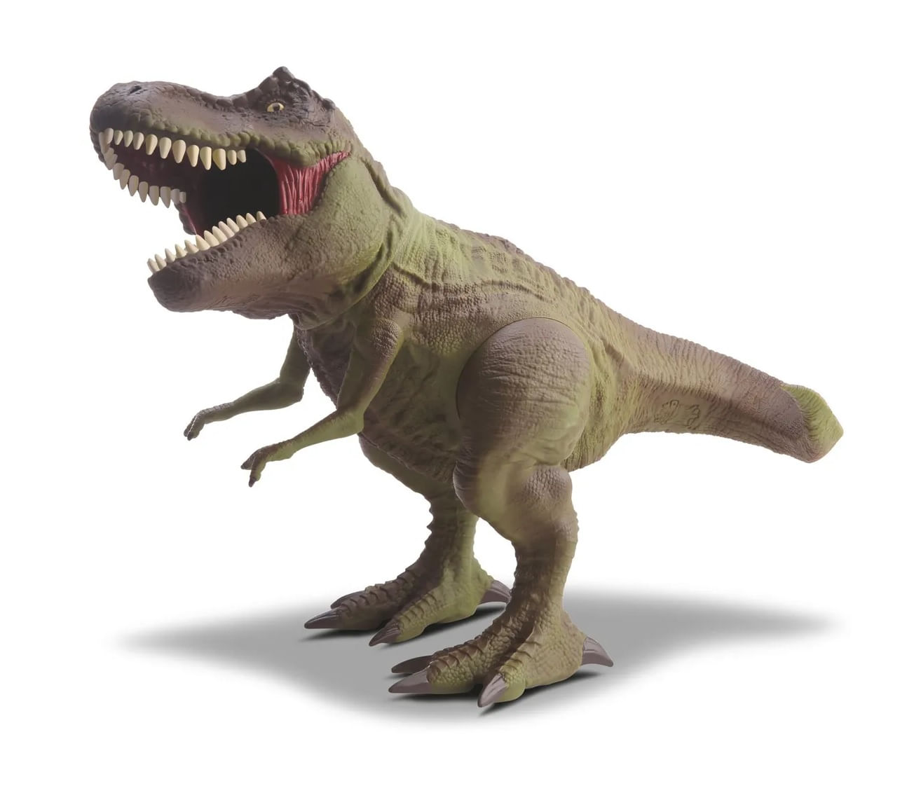 Dinossauros Infantil Avulso TREX-VERDE, TREX-MARROM, ESTEGOSSAURO,  BRANQUIOSSAURO Dino World BBR TOYS em Promoção na Americanas